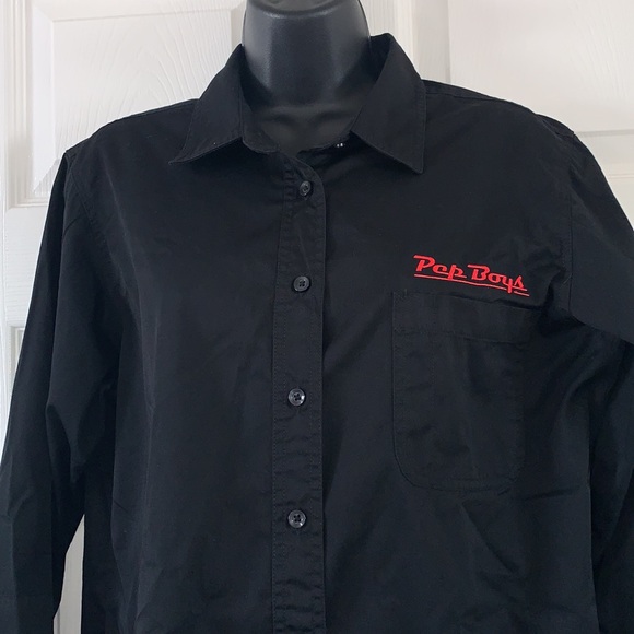 PEP BOYS Doc & Amelia Cintas Medium Work Shirt RARE FIND - Picture 3 of 9